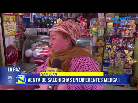 Por la fiesta de San Juan, comienza la venta de salchichas en diferentes mercados