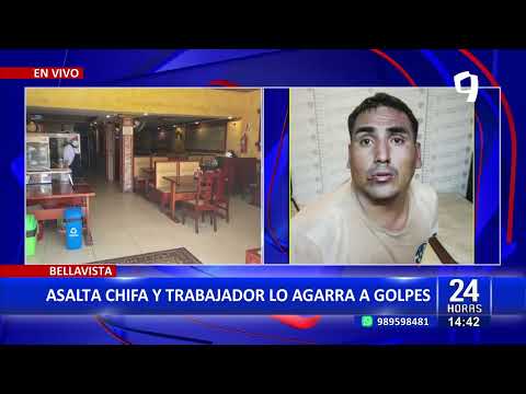 Callao: dueño de chifa en Bellavista somete a ladrón a golpes tras intento de robo
