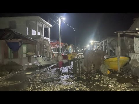 Cyclone Béryl fè dega nan Sud Haiti: Bainet, lanmè monte, kay kraze, dlo rantre nan kay, anpil lapli