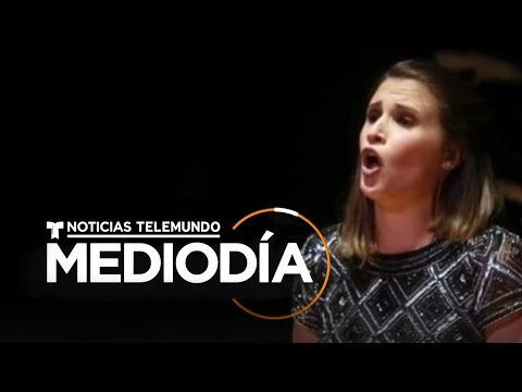 Joven soprano peruana le canta a los vecinos en medio de la cuarentena | Noticias Telemundo