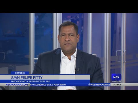Juan Felipe Pitty presenta su precandidatura a presidente por el PRD