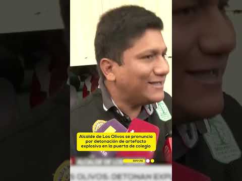 Alcalde de Los Olivos se pronuncia por ataque en la puerta de un colegio