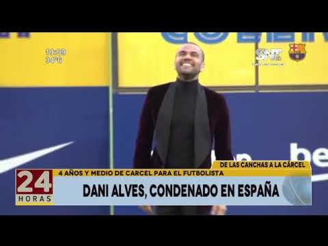 Internacionales: Dani Alves, condenado en España