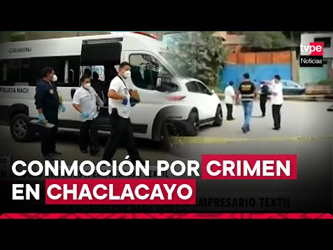 Sicarios asesinan de 8 balazos a joven empresario en Chaclacayo