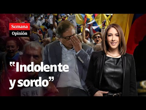 Gustavo Petro es INDOLENTE Y SORDO con marchas del 21 de abril: Juanita Gómez