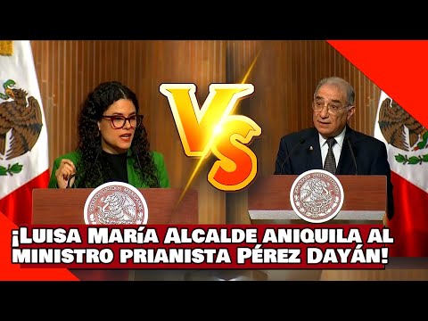 ¡VEAN! ¡LUISA MARÍA ALCALDE de la SEGOB ANIQUILA al CORRUPTO MINISTRO PRIANISTA ALBERTO PÉREZ DAYÁN!