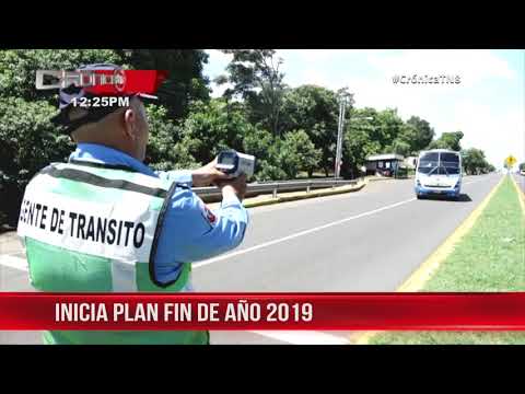 Policía Nacional de Nicaragua ejecuta banderillazo de fin de año en diferentes departamentos
