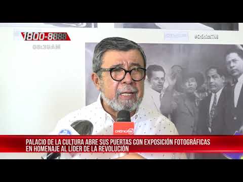 Palacio de la Cultura realiza homenaje al 125 aniversario del natalicio de Sandino - Nicaragua