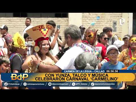 Carmen de la Legua celebró a lo grande su carnaval: “todas las sangres”