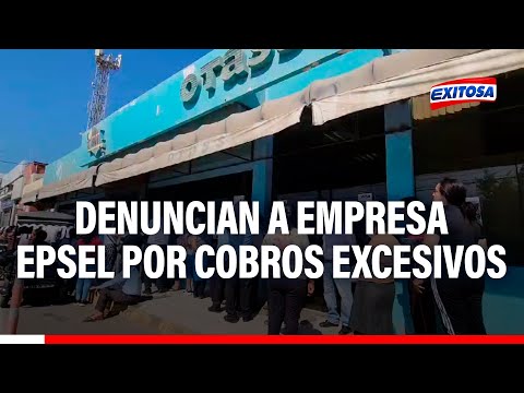 Chiclayo: Usuarios denuncian a empresa Epsel por cobros excesivos en recibos de agua potable
