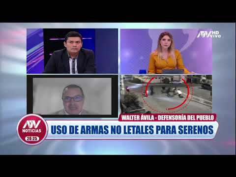 Walter Ávila por proyecto de armas no letales: Se tiene que trabajar en el perfil del sereno
