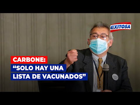 Fernando Carbone sobre caso Vacunagate: “Solo hay una lista de vacunados”