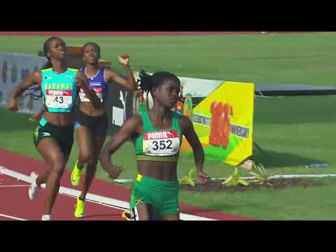 CARIFTA Games 2024 Grenada | Girls 100 Meter Hurdles Under 17 Final