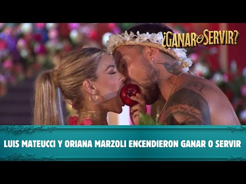 Luis Mateucci y Oriana como Adán y Eva | ¿Ganar o Servir? | Canal 13