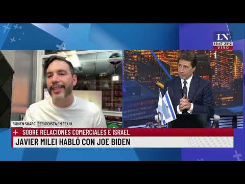 Javier Milei habló con Joe Biden sobre relaciones comerciales e Israel