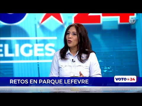 Candidata a representante de Parque Lefevre promueve la participación ciudadana