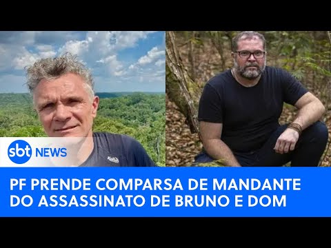 SBT News na TV: Preso comparsa de mandante das mortes de Bruno e Dom; Dep.Carlos Jordy é alvo da PF