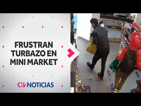DETIENEN IN FRAGANTI a tres sujetos que intentaron turbazo en minimarket de Santiago Centro