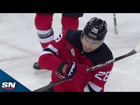 Devils Timo Meier Wires One-Timer Past Rangers Quick For Power-Play Goal