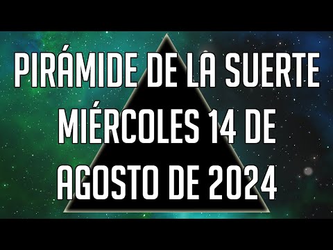 Pirámide de la Suerte para el Miércoles 14 de Agosto de 2024 - Lotería de Panamá