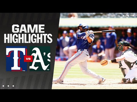 Rangers vs. As Game Highlights (5/7/24) | MLB Highlights