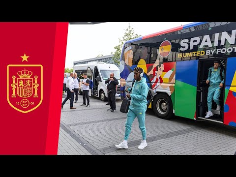 EURO 2024 | Así ha llegado el autocar de la SELECCIÓN ESPAÑOLA  a Colonia para medirse a GEORGIA