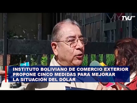 Instituto Boliviano de Comercio Exterior propone cinco medidas para mejorar la situación del dólar