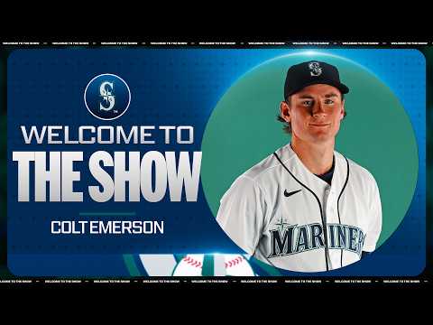 시애틀 매리너스 Top Prospect Colt Emerson gets called up to the Majors  (Road to the Show highlights!)