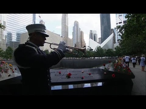 911 marked with moments of silence, reading of names in New York