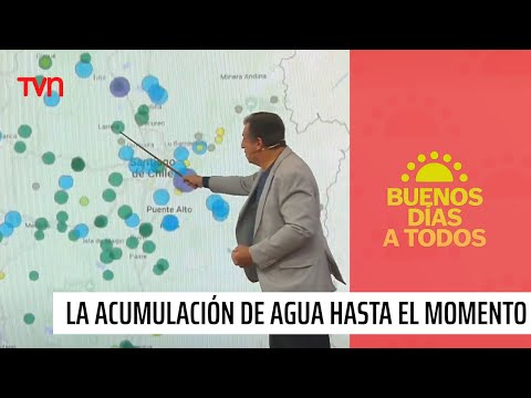 Lluvia en Santiago: ¿Cuánta agua ha caído? | Buenos días a todos