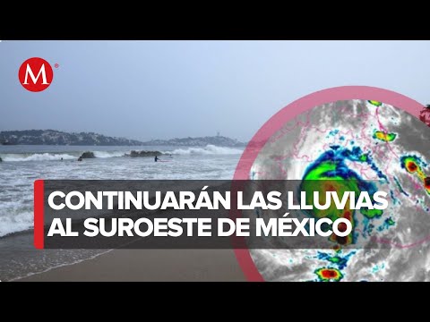 Huracán Otis se degrada a baja presión remanente, desata lluvias en México