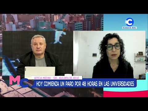 Hoy comienza un paro por 48 horas en las universidades | Leticia Medina, Sec. adjunta de ADIUC