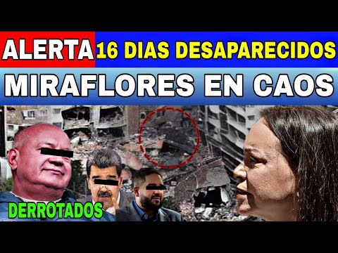 ALERTA 16 DIAS DESAPARECIDOS MIRAFLORES SUFRE-MARIA CORINA LO ACABA DE HACER-NOTICIAS DE VENEZUELA..