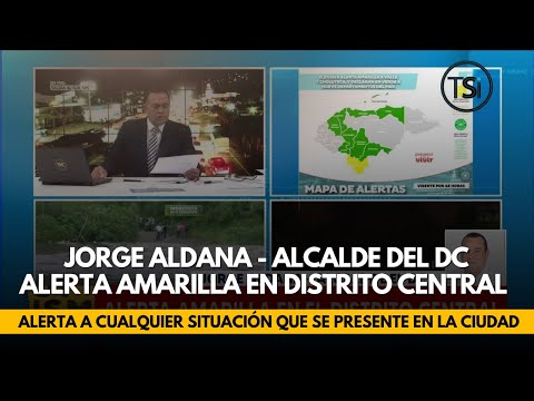 Jorge Aldana - Alcalde del DC: Alerta Amarilla en el distrito central
