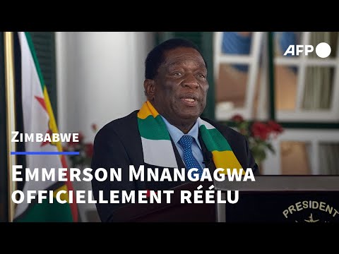 Zimbabwe: le président sortant officiellement réélu, son principal opposant conteste | AFP