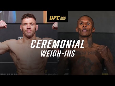 UFC 305: Ceremonial Weigh-In