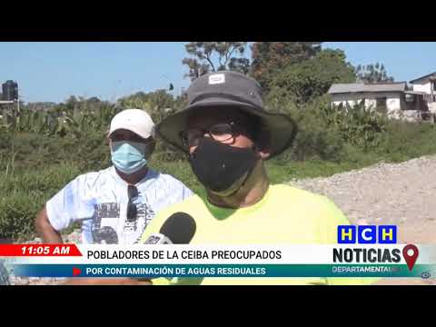 Pobladores de la Ceiba preocupados por contaminación de laplanta de tratamiento conectada a hospital