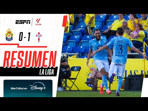 LOS AMARILLOS NO PUDIERON ANTE LOS CELESTES QUE JUGARON CON 9 | Las Palmas 0-1 Celta | RESUMEN