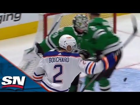 Evan Bouchard Shows Off Soft Hands Before Picking His Spot vs. Stars