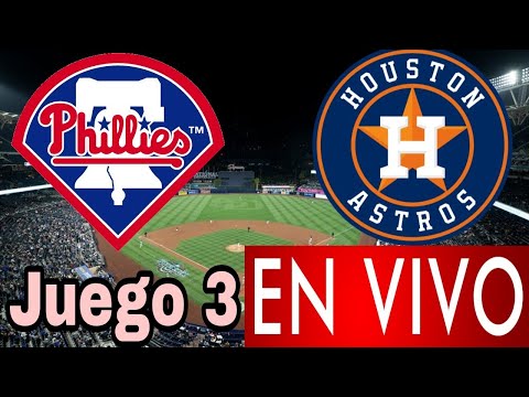 Donde ver Phillies vs. Astros en vivo, juego 3 Serie Mundial MLB 2022