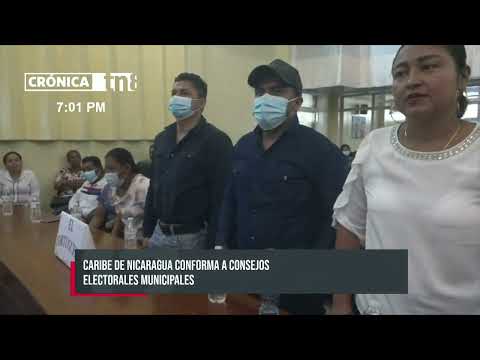 Caribe Norte listo con miembros del CEM para elecciones municipales - Nicaragua