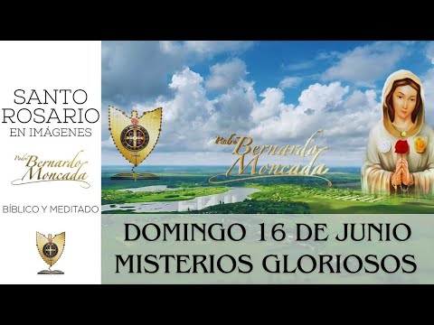 Domingo 16 de Junio 2024 / Santo Rosario en Imágenes Bíblico y Meditado / Misterios Gloriosos
