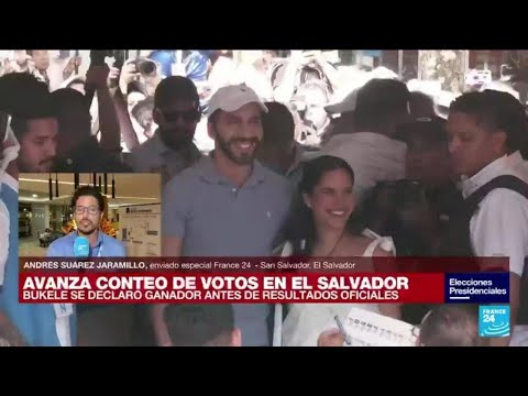 Informe desde San Salvador: Bukele convoca a una fiesta tras autoproclamarse presidente electo