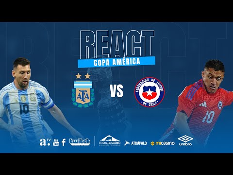 Chile vs Argentina - Copa América 2024 - Fecha 2 - Grupo A - React Deportes en Agricultura