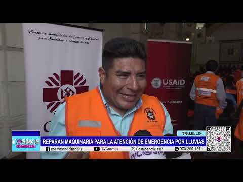 Trujillo: reparan maquinaria para la atención de emergencia por lluvias