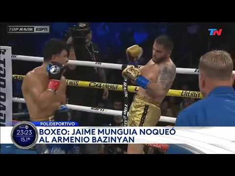 Triunfo de Jaime Munguia contra Erik Bazinyan por el titulo Plata Supermediano (CMB) (21 sep 2024)