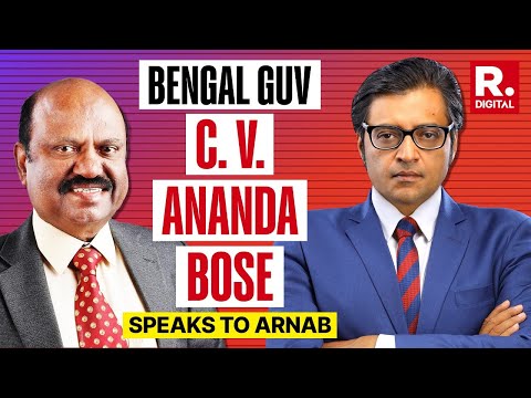 CV Ananda Bose LIVE: West Bengal Governor Speaks To Arnab Goswami
