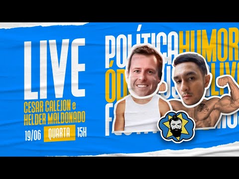 LIVE: AS NOTÍCIAS E POLÊMICAS DO DIA COM HELDER E CALEJON | Galãs Feios