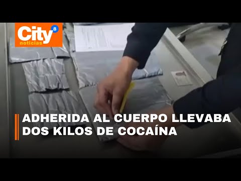 Joven de 25 años buscaba llevar cocaína de Bogotá a París | CityTv