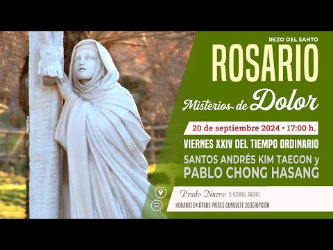 SANTO ROSARIO de hoy Viernes (Misterios Dolorosos) en DIRECTO desde PRADO NUEVO a las 17:00 h.